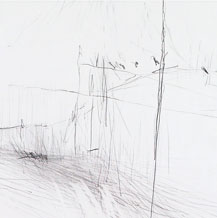 Figure/Ground, detail of a drawing